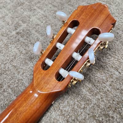 Vintage Early 1970s Kawai G-400 Classical - New Tuners & Bone Saddle w/ Original Hard Shell Case image 10