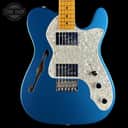Used 2023 Fender American Vintage II '72 Telecaster Thinline Lake Placid Blue w/case TSU25826