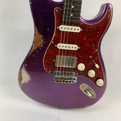 LsL Instruments Saticoy 22 Classic S Purple Sparkle Heavy Age Relic HSS - Brand New with case image 11