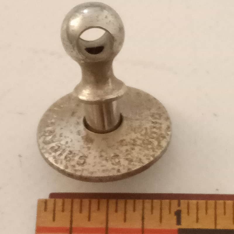 WFL Drum Co 1+ T-Rod-Eyelet Lug-Guide Single-Tension Snare/Bass Nickel Ludwig40s image 1