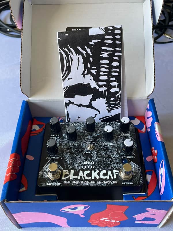 Old Blood Noise Endeavors Blackcap Harmonic Tremolo With BOX!  Graphic image 1