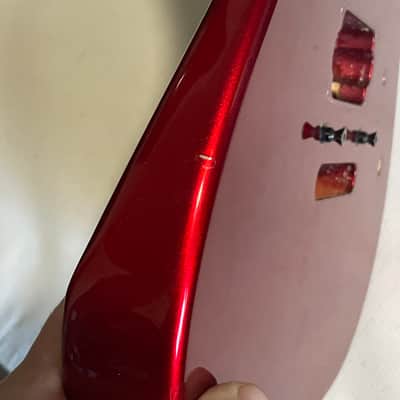 2008 Charvel USA San Dimas 2H Metallic Red Telecaster Style Guitar Body Floyd Ready image 15