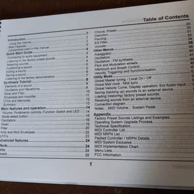 Spiral Comb Bound Printed User Manual for the Novation A Station Rack Synth image 3