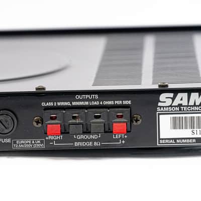 Samson Servo 120 Power Amplifier – Stereo Rackmount Amp Bild 6