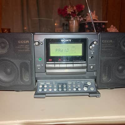 SONY CCCR ZS-6 BOOMBOX (90s) - BLACK image 1