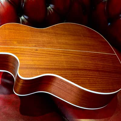 Cort GA5F-BW NS Grand Regal Series Solid Red Cedar/Australian Blackwood Grand Auditorium Cutaway with Electronics - Natural Satin image 5
