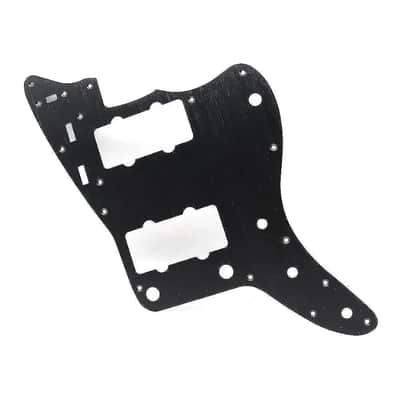 Black Jazzmaster Style Aluminum Guitar Pickguard Scratch Plate image 1