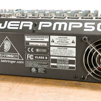 Behringer EuroPower PMP5000 1200W 20-Channel Powered Mixer CG012UK image 13