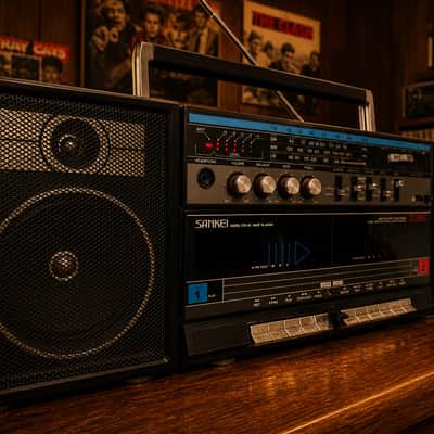 SANKEI TCR-88 RaRe Vintage Stereo Cassette Boombox image 1