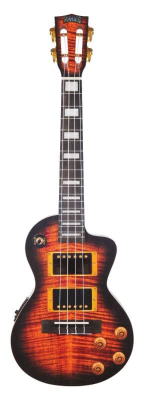 Kala Artist Elite Series Graphics Tenor Electric Ukulele With Bag, Electric Guitar image 1