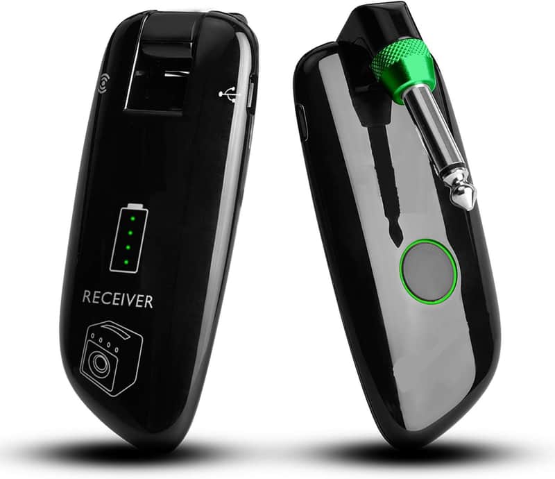 Wireless Guitar System Rechargeable Wireless Guitar Transmitter Receiver Support Multi Channels and Long Battery Life for Electric Musical Instruments image 1
