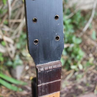 Vintage 1939 Supertone Harmony Art Deco Sunburst Panel Parlor Guitar USA Body & Neck Project image 6