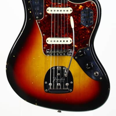 1963 Fender Jaguar Sunburst w Original Case | Pre-CBS Offset CLEAN Vintage Guitar image 6