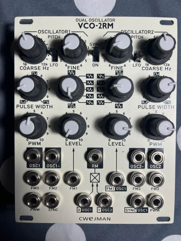 Cwejman VCO-2RM Dual Oscillator 2010s - Grey image 1