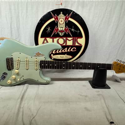 Fender USA Custom Shop Limited Edition WW10-'59 Wildwood 10-59 Stratocaster Relic Guitar with Case 2008 - Faded Sonic Blue / Brazilian Rosewood fingerboard image 3