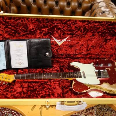 Fender '63 Super Heavy Relic Telecaster Red Sparkle image 11