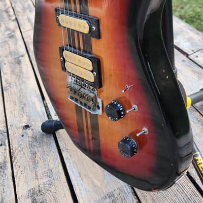 Greco Surfboard HSS Body Loaded DiMarzios w/ Tokai TST-56 Neck 1970s Japan image 14
