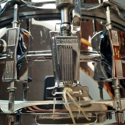 Sonor 5 3/4 X 14 Ferro Manganese Metal Snare image 4