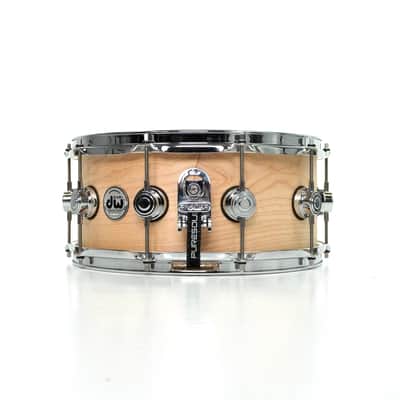 DW 14” X 6.5” Collectors Series Solid Maple Snare Drum in Natural Finish image 2