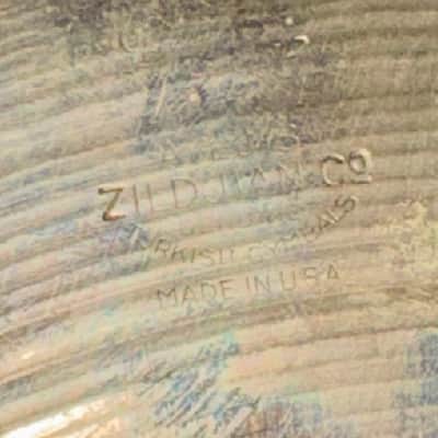 Zildjian 14 “ hand hammered cymbal 50s image 3