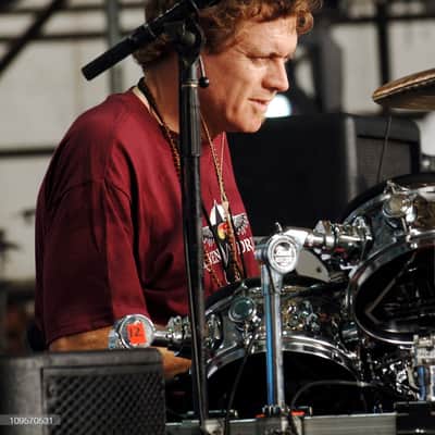 Rick Allen's Def Leppard, Hart Dynamics 8" Trigger Pad Hammered Chrome (RA #2069) 2000s, AUTOGRAPHED!! image 2