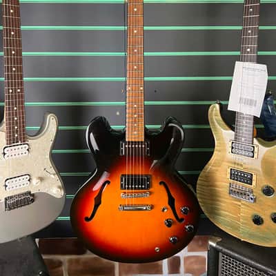 Gibson Memphis ES-335 Studio Ginger Burst 2017 Semi-Hollow Electric Guitar image 2