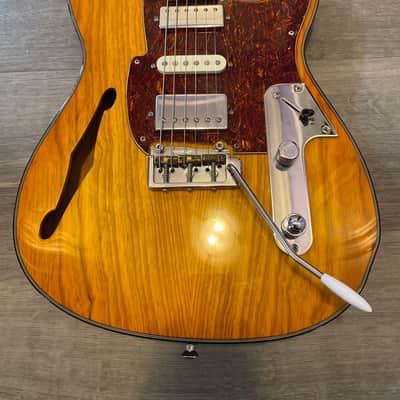 Fret King Country Squire Semitone Deluxe Thinline wHSC Natural HSH Blend Control image 16