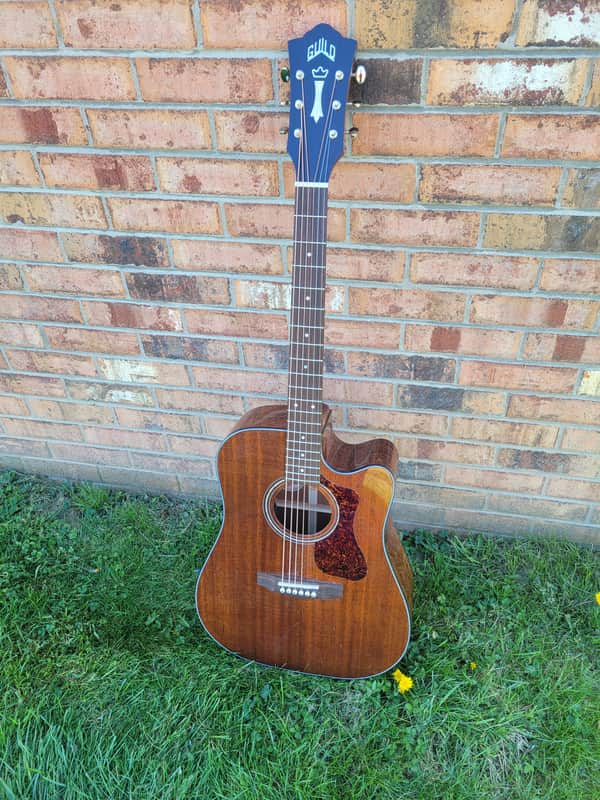 Guild D-120CE Cutaway Acoustic/Electric Flattop Guitar New/B-Stock Great Player & Sound Guild Gigbag Included image 1