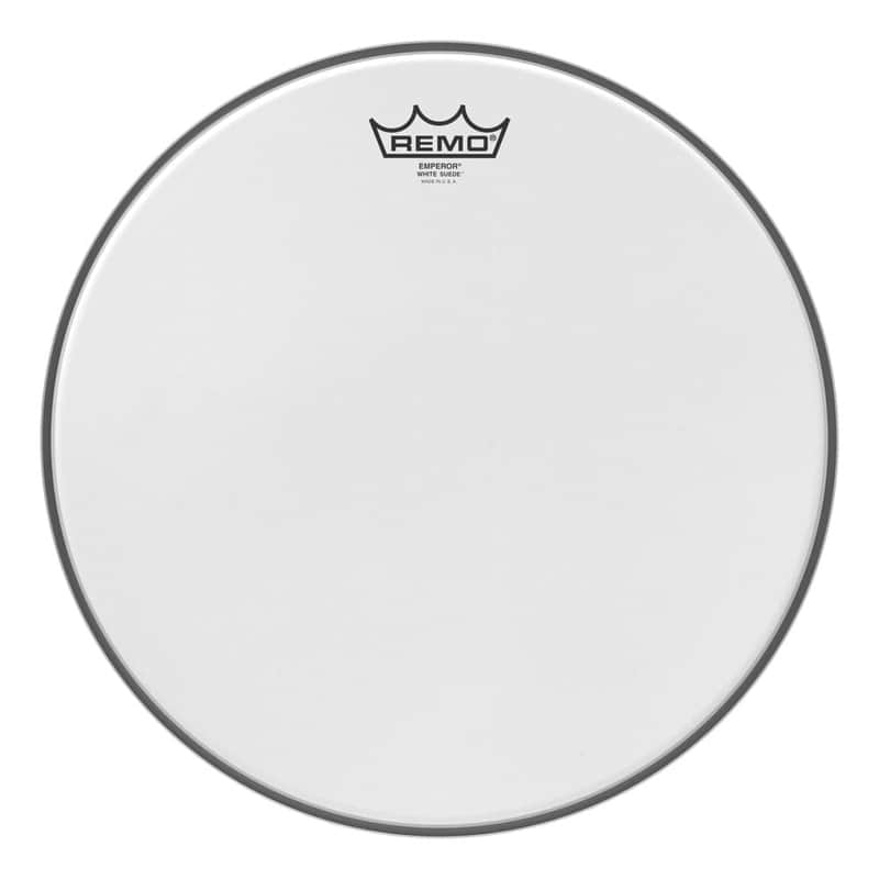 Remo Emperor White Suede Drumhead 14" image 1