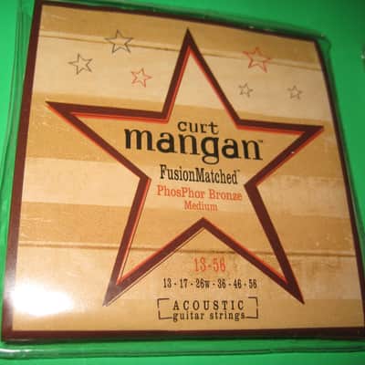 Curt Mangan 2 Sets of Acoustic Bronze Guitar Strings Medium 1990's image 3