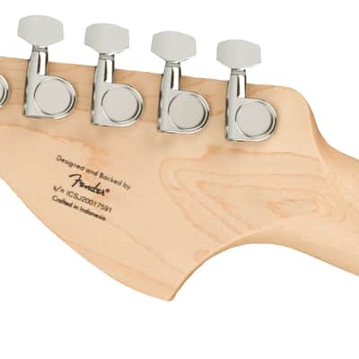 Affinity Series® Stratocaster®, Maple Fingerboard, White Pickguard, Black image 6