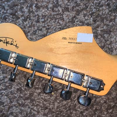 2017 Fender Jimi Hendrix Artist  Series Signature  Stratocaster  Olympic White Stratocaster electric guitar image 17