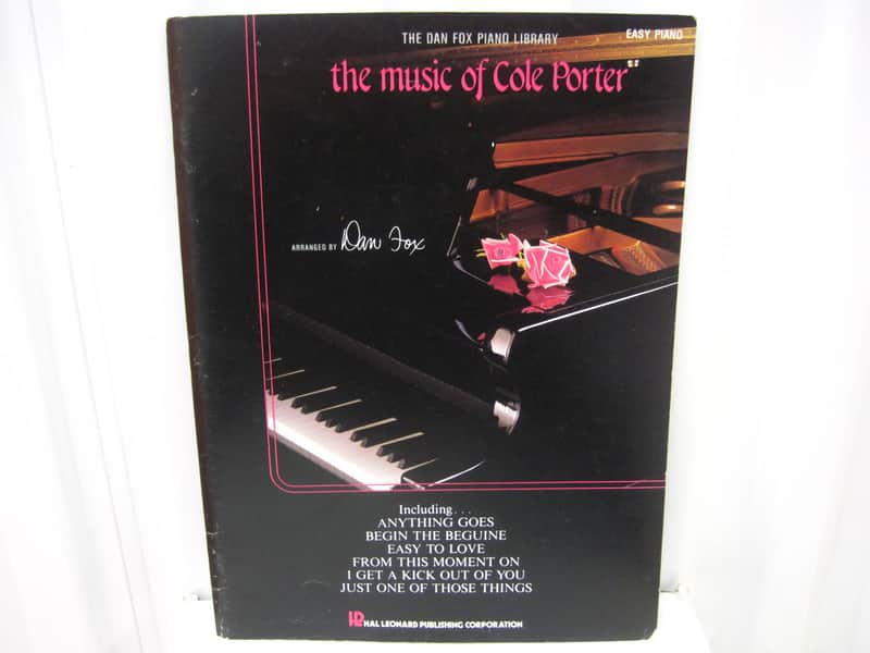 The Music of Cole Porter Easy Piano Sheet Music Song Book Songbook by Dan Fox image 1