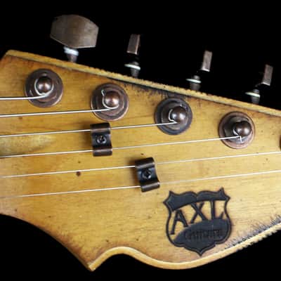 AXL Badwater SRO HSS Distressed Electric Guitar in Cracked White