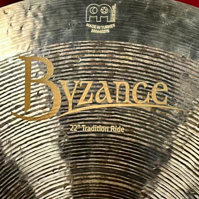 22" Meinl Byzance Jazz Tradition Ride Cymbal 2620g image 3