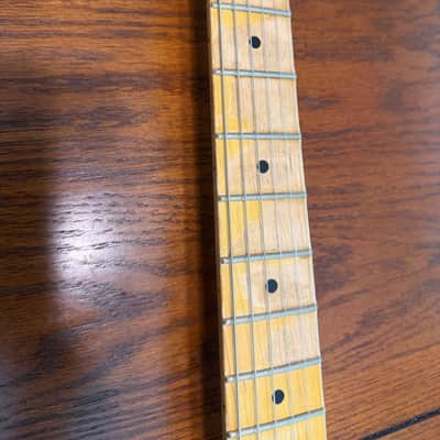 ***Must See*** Olympic White Hendrix Voodoo Tribute Strat Partscaster – (Right Handed) Lefty Neck & Tremolo, Nitro Finish image 5
