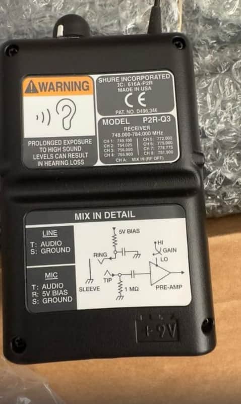 Shure P2R-Q3 brand new 50 pieces image 1