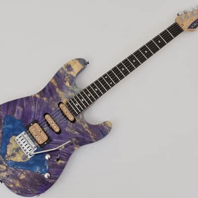 Schecter CET Custom USA Masterwork Guitar with Buckeye Burl Stabilized Top image 1