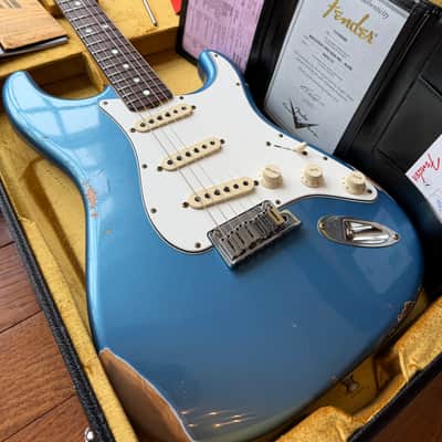 2025 Fender Custom Shop Stratocaster Pro W25 Relic - Aged Lake Placid Blue image 1