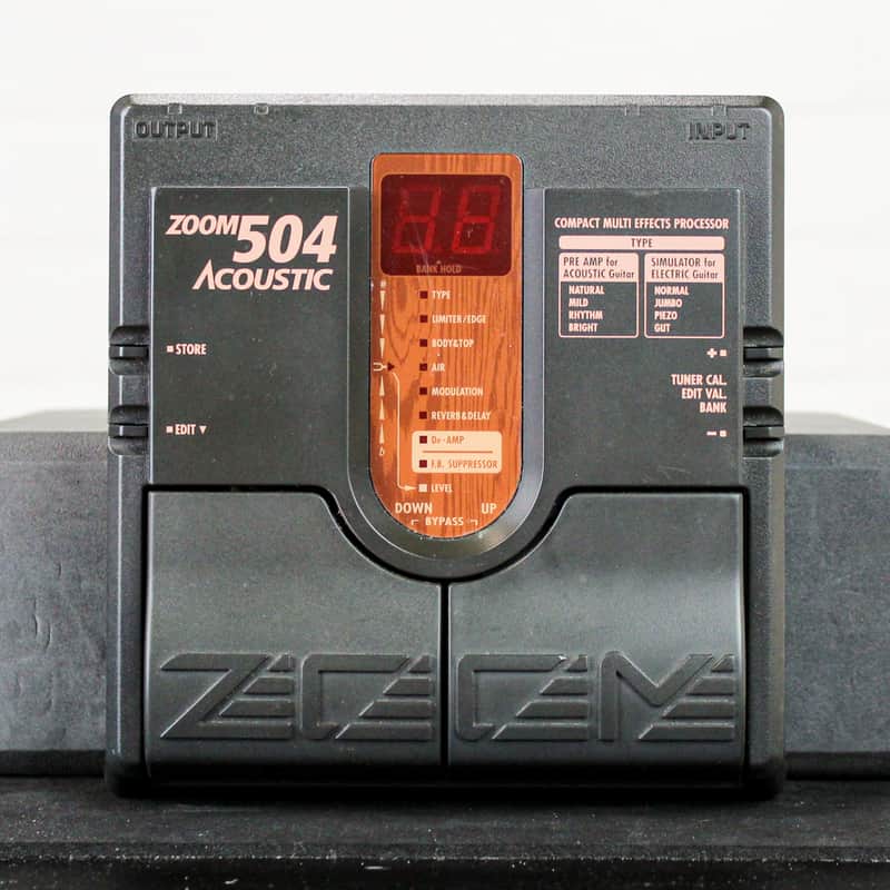 Preowned Zoom 504 Acoustic Multi-Effects Pedal image 1
