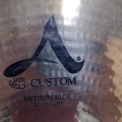 Zildjian 20" A Custom Medium Ride Cymbal 2002 - Present - Brilliant image 5