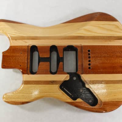 Butcher Block HSS guitar body - fits Fender Strat Stratocaster necks J910 Bild 4