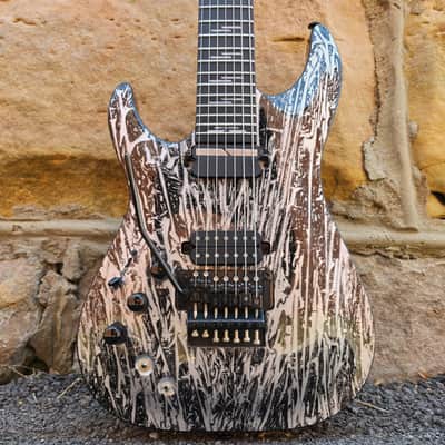 2020 Schecter C-1 Silver Mountain FR S 7-String- Left-Handed LH Lefty Floyd Rose Sustainer image 2
