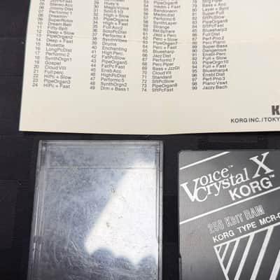 Voice Crystal X for KORG M3R KORG MCR-03