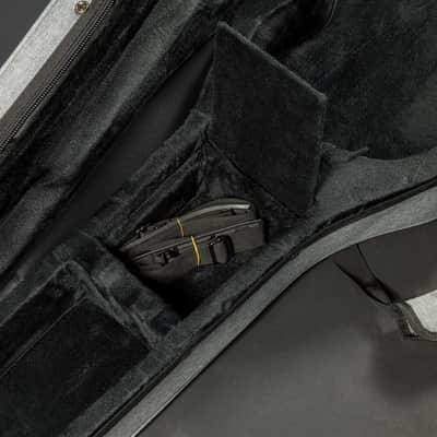 Lindo Acoustic Travel Guitar Eco Hard Case | Plush Lined with Storage Pockets | Sustainable and Eco-Friendly | Designed in The UK | Grey Fabric Finish (Guitar NOT Included) image 6