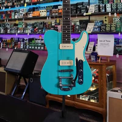 Reverend Greg Koch Signature Gristle 90 Tosa Turquoise w/ Case #37934 *Prototype* image 3