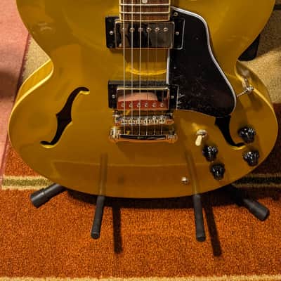 Epiphone ES-335 Traditional Pro w/Epiphone 2021 - Metallic Gold image 6