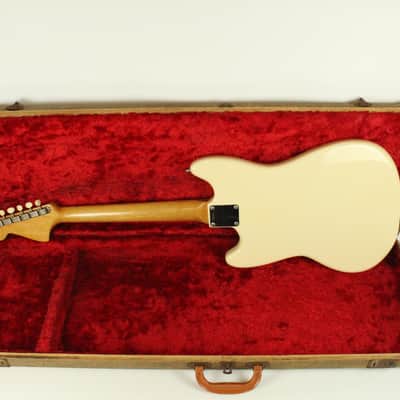 1964 Vintage Fender Duo-Sonic Professionally Refinished White Brazilian Rosewood ~CELAN~ +OHSC USA 1960's Pre-CBS L-Series image 11