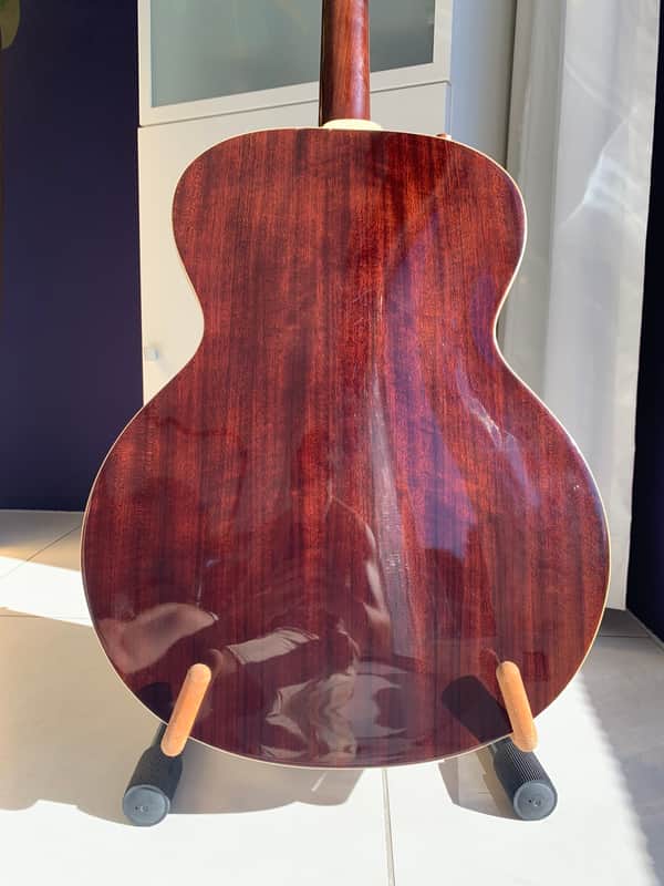ARIA.FE-50ラウンドバック、エレアコ ハードケース付き。 1980s Aria Elecord FE-50 TB - Tobacco Burst | Japan Matsumoku