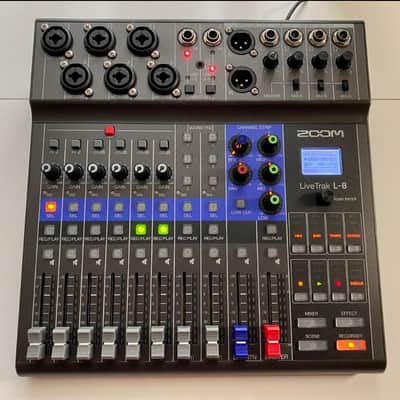 Zoom LiveTrak L-8 Digital Mixer / Recorder 2010s - Grey / Blue image 2